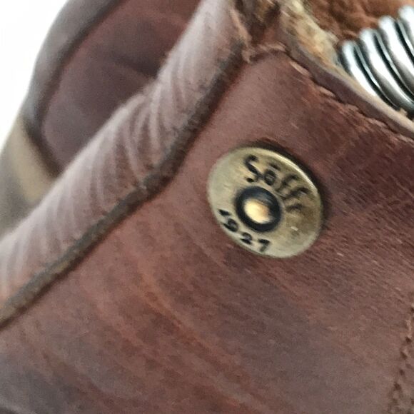 Sofft Bryanne SF0023990 Brown Leather Chelsea Ankle Boot Womens 8M Gusset Bootie - Picture 7 of 11